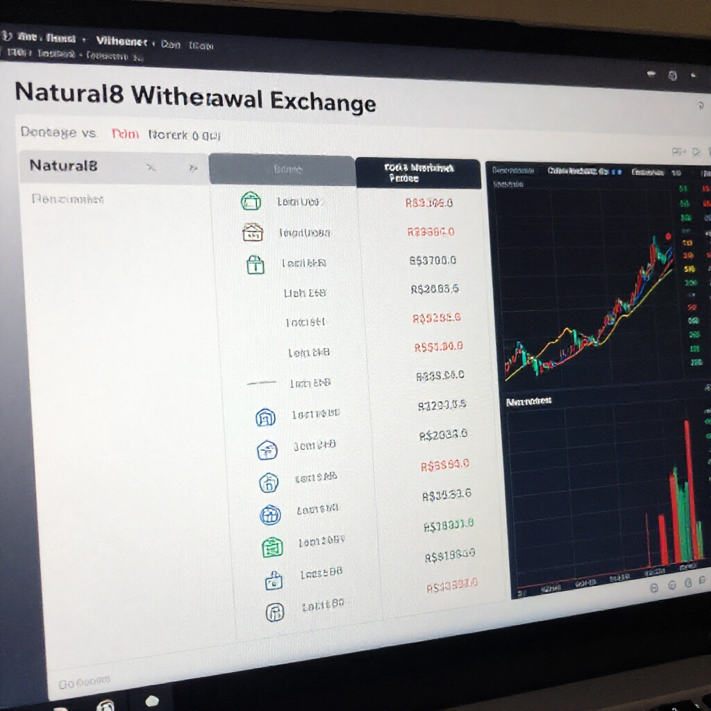 Comparison chart on screen showing Natural8 withdrawal paths exchange vs coin merchant fees timelines Taiwan bank icons risk levels highlighted graphs in vibrant colors analytical dashboard view