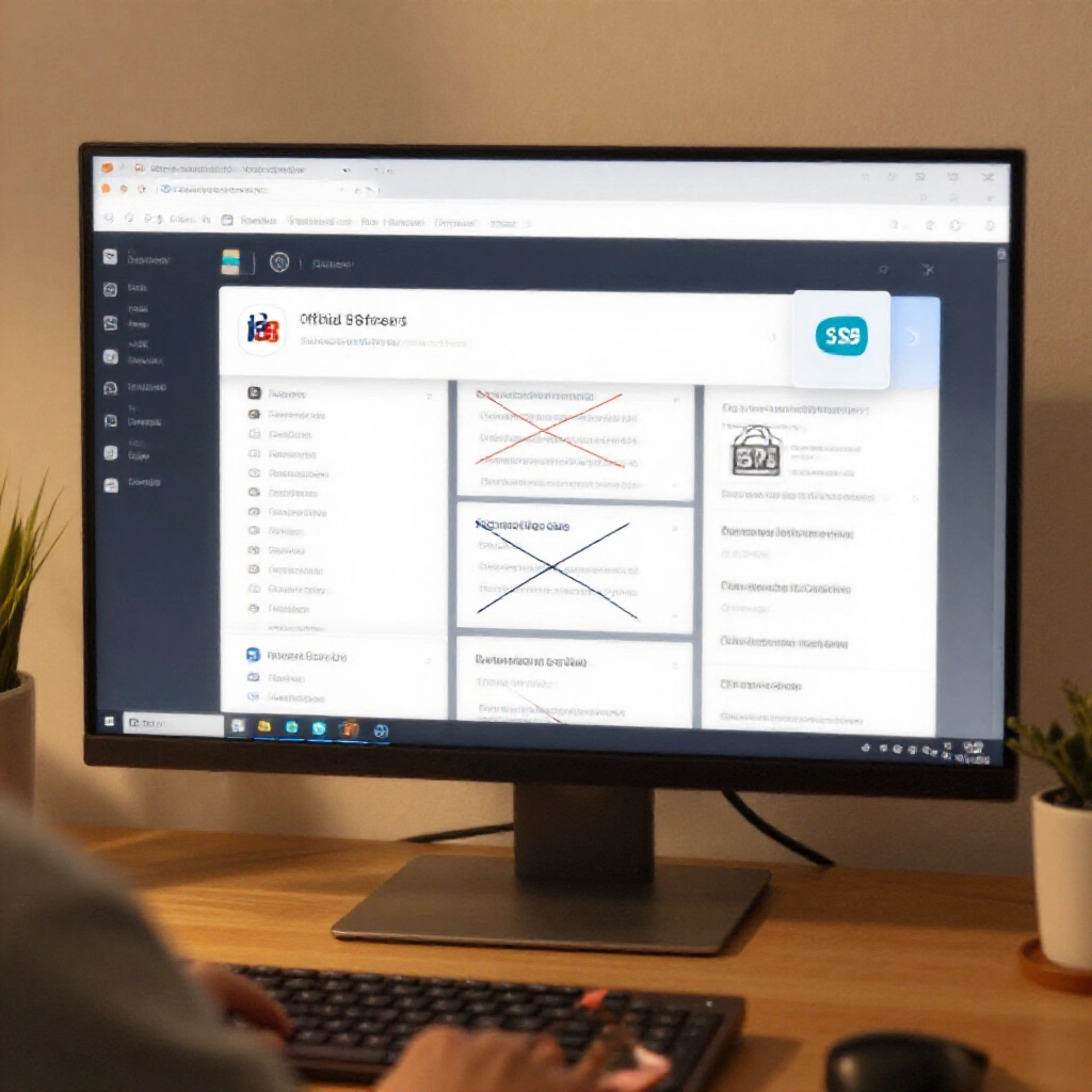user desktop with browser bookmark bar highlighting official i88 link beside SSL padlock icon and crossed out fake SMS links in organized secure workspace warm lighting
