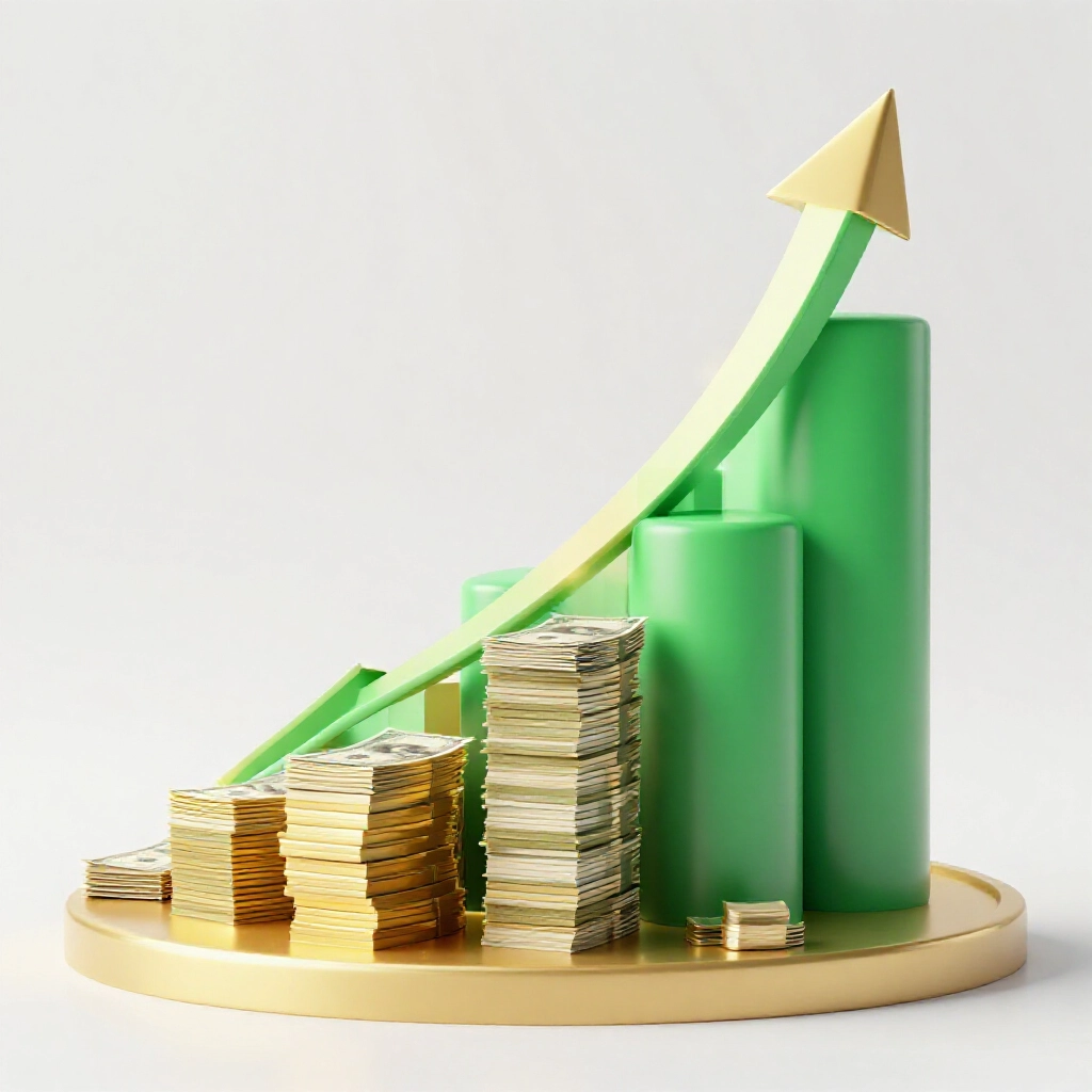 超級獎號中獎金錢堆疊資訊圖，金綠色調顯示倍數加成效果