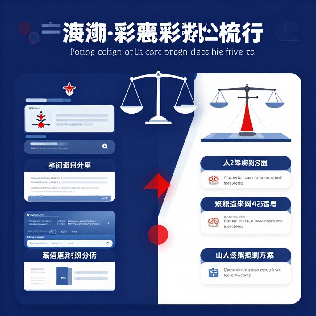 專業資訊圖表以深藍白調,顯示台灣官方彩票辦公室與陰影離岸平台的對比尺度,紅色警告強調法律邊界