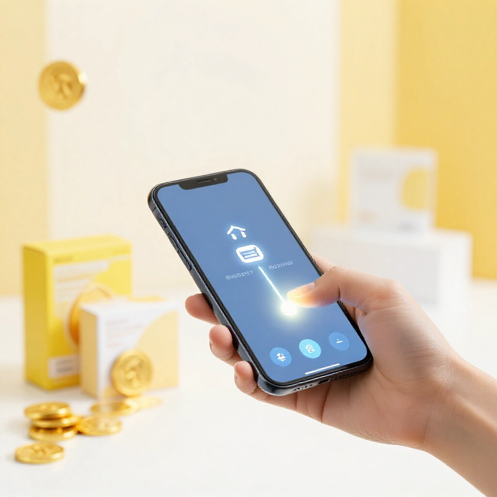 手機點擊 Line Pay 與街口支付圖示儲值,伴隨產品包與金幣浮現